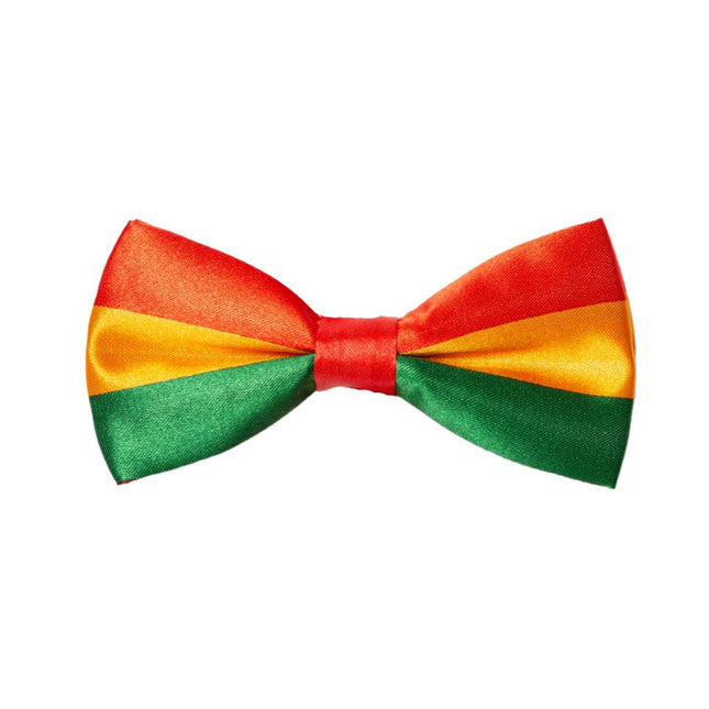 Fliege Rot/Gelb/Grün - 6er Pack