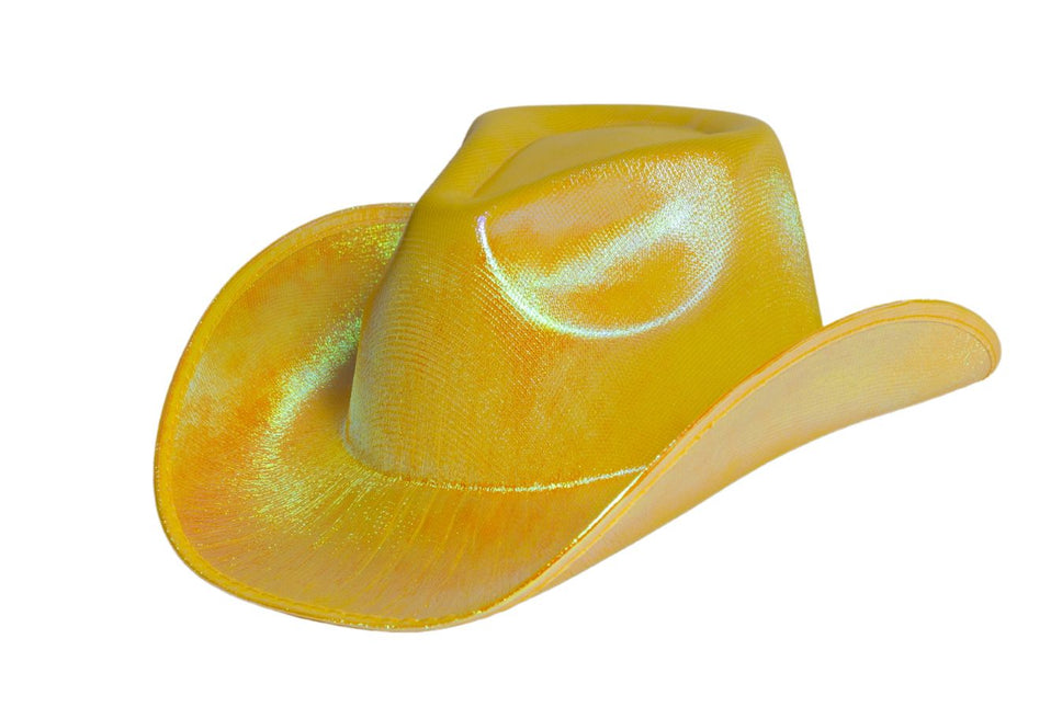 Cowboyhut Glänzend Gold