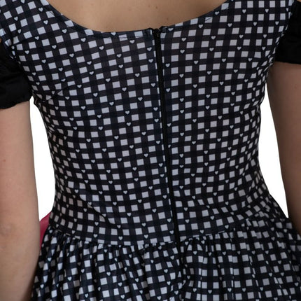 Zwart Witte Dirndl Jurk Oktoberfest Olivia
