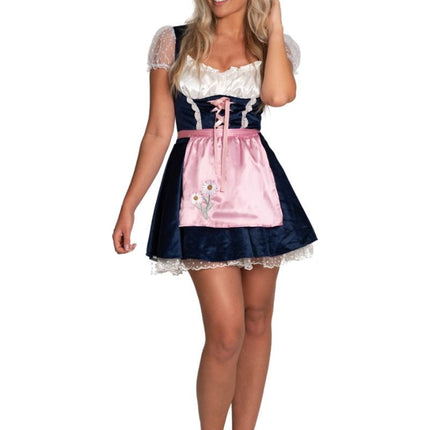 Blauwe Dirndl Jurk Oktoberfest Lily