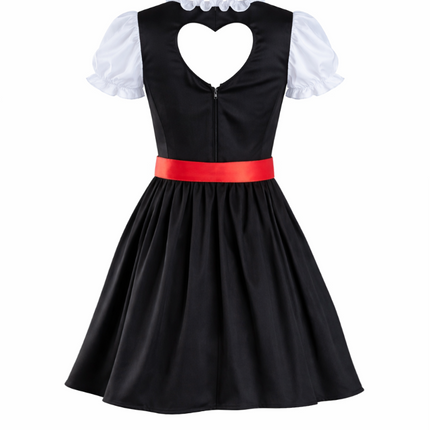 Rotes Dirndl-Kleid für das Oktoberfest „Rosalie“
