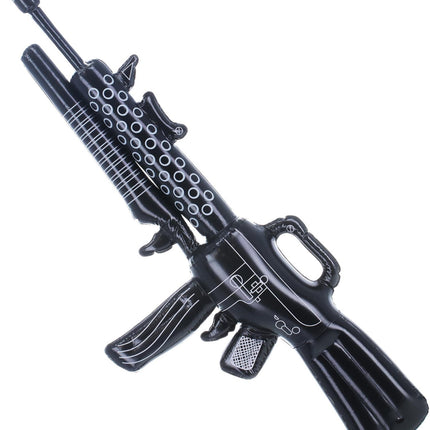 Aufblasbare Fake Gun Schwarz 1,12m