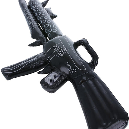 Aufblasbare Fake Gun Schwarz 1,12m