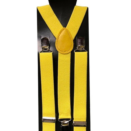Hosenträger Gelb - Breite 2,5 cm