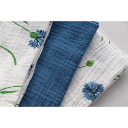 Dunkelblaue Baumwollservietten 40cm 4Stück