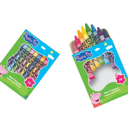 4 PEPPA PIG CRAYON BOXES van Unique koop je bij Partywinkel