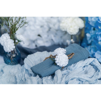 Blaue Baumwollservietten 40cm 4Stück