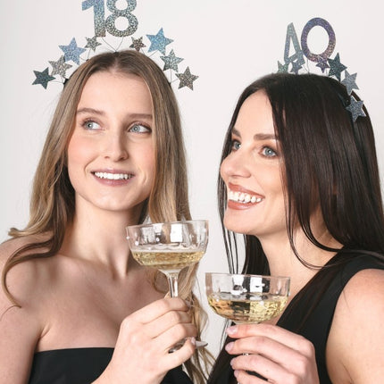 40 Jaar Haarband Zilver van Partydeco koop je bij Partywinkel