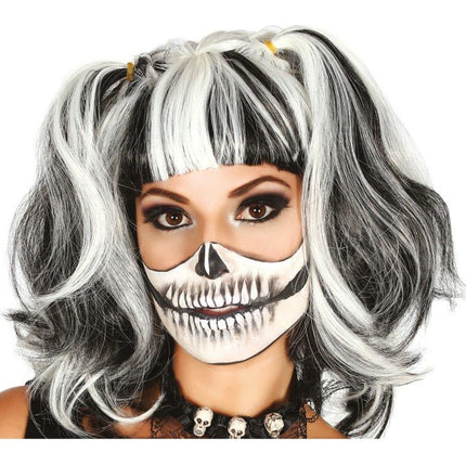 Halloween Perücke Ponyschwänze