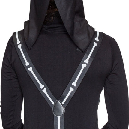 Skelett-Maske Silber