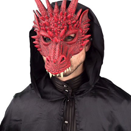 Drachenmaske Rot