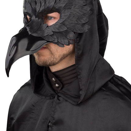 Halloween-Maske für Herren: Rabe