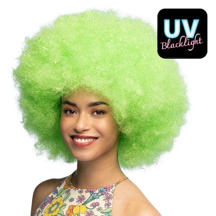 Perücke „Sugar“ – neongrün, UV-reaktiv