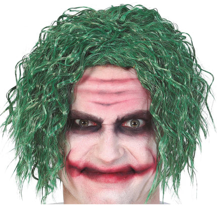 Halloween Perücke Joker Grün