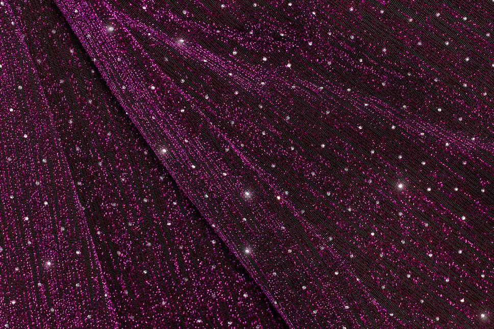 Lila Hose für Frauen Flared Glitter