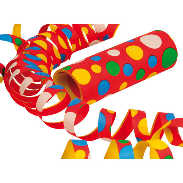 Bunte Serpentine Dots 4m 3Stück