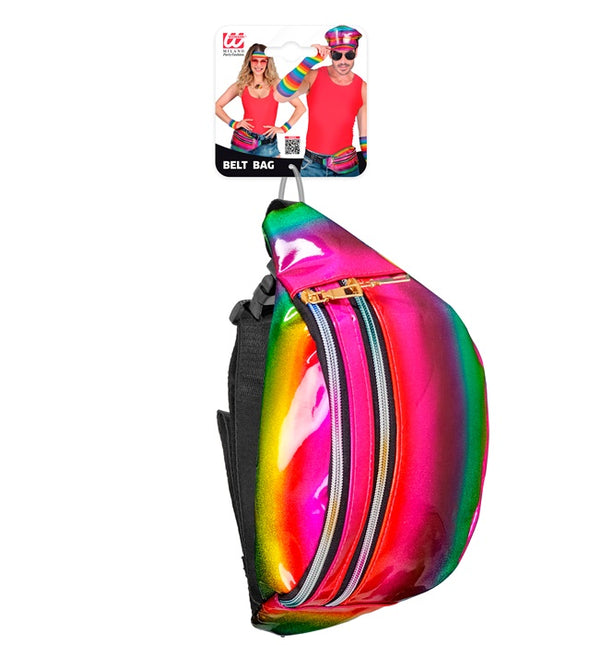Hüfttasche Regenbogen holografisch