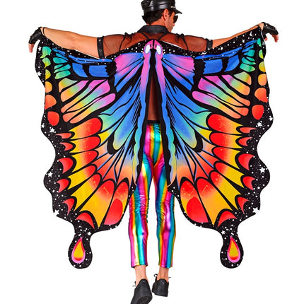 Schmetterlingsflügel Regenbogen 175x140cm