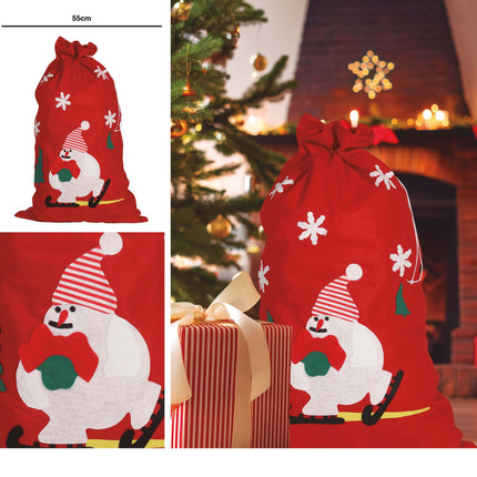 Weihnachtstüte Schneemann 85cm