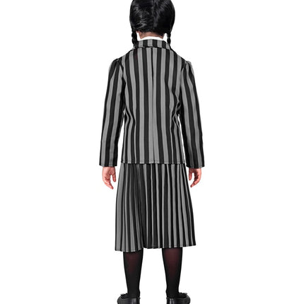 Wednesday Adams Mädchen Kostüm Kind