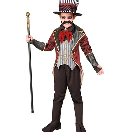 Finsterer Zirkusdirektor Kinderkostüm