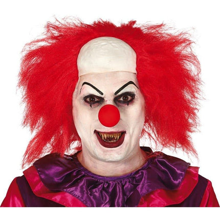 Halloween Perücke Clown Rot
