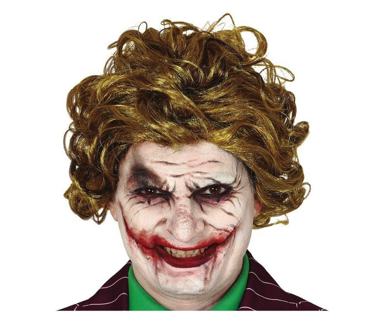 Halloween Joker Perücke Gelb Grün