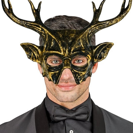 Baphomet-Maske mit Hörnern