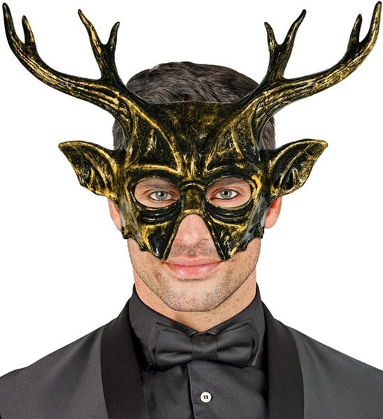 Baphomet-Maske mit Hörnern