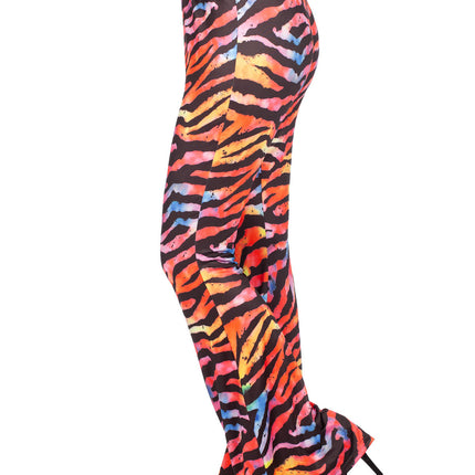 Hippie-Hose Tiger mehrfarbig (V)