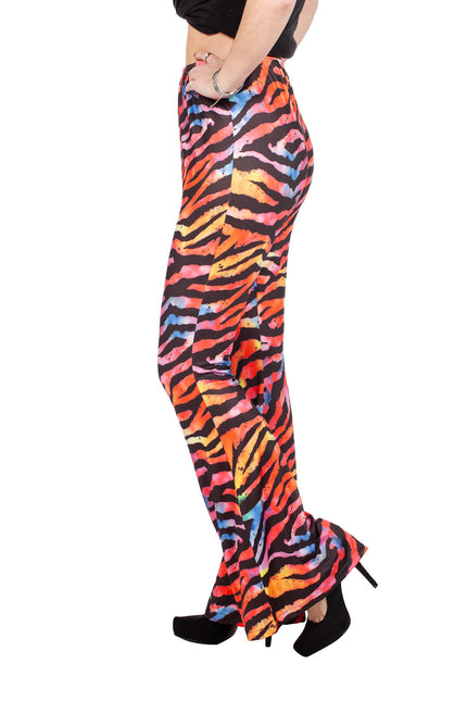 Hippie-Hose Tiger mehrfarbig (V)