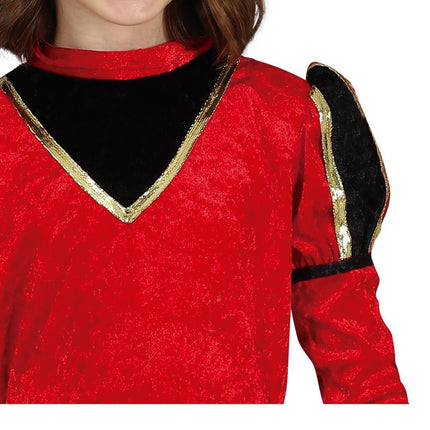 Pietenpak Kleid Kind Rot/Gold
