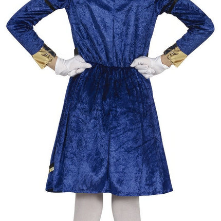 Pietenpak Kleid Kind Blau/Gold