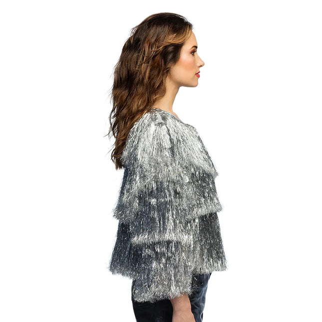 Jacke Festival flare silber (M/L)