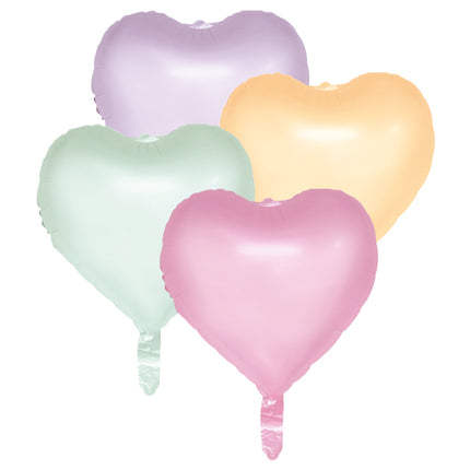 Valentinstag Helium Ballons Set Leer 45cm 4Stück