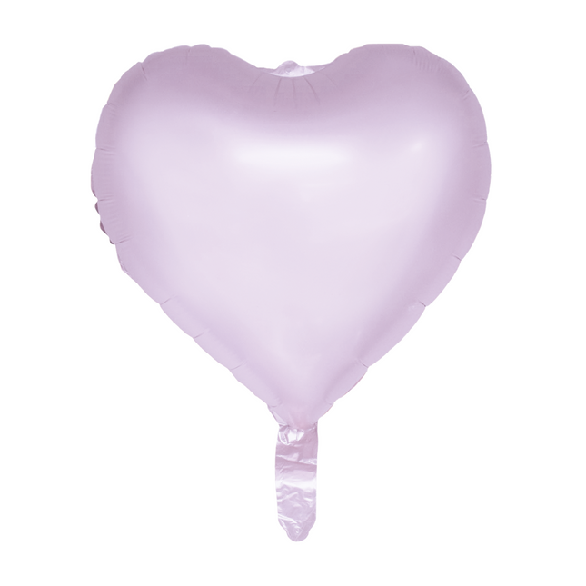 Valentinstag Heliumballon Lila Pastell Leer 45cm
