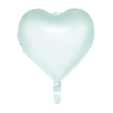 Valentinstag Heliumballon Grün Pastell Leer 45cm