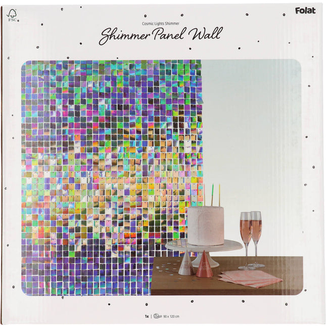 Shimmer Panel Iridescent 30x30cm /12