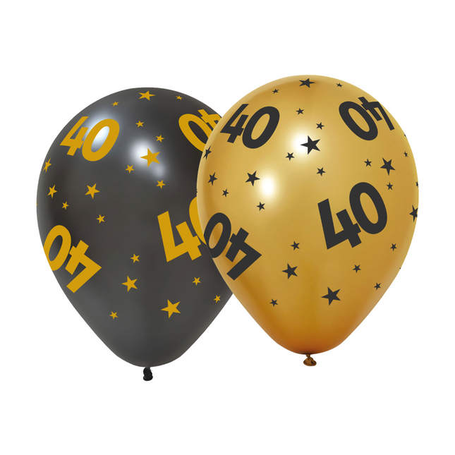 40 Jahre Ballons 31cm 6Stück
