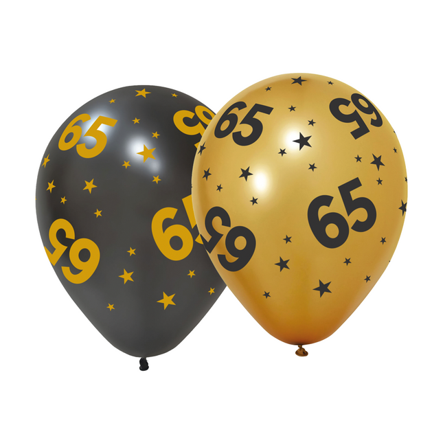 65 Jahre Ballons 31cm 6Stück