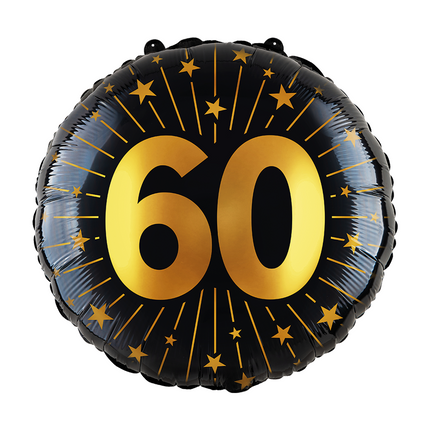 Foilballoon 18" - '60' Goldene Feiern