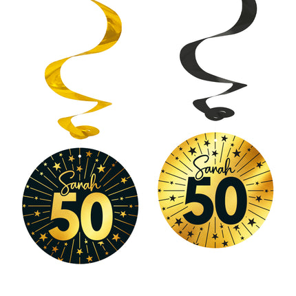 50 Jahre Hängende Dekoration Sarah 4pcs