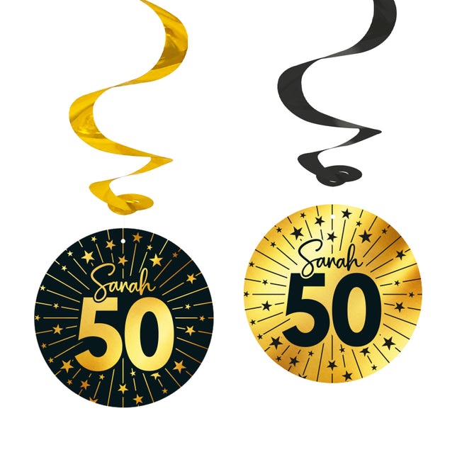 50 Jahre Hängende Dekoration Sarah 4pcs