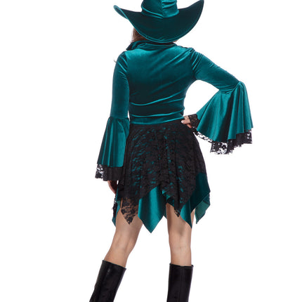 Hexenkleid Grün Damen