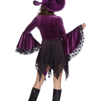 Hexenkleid Lila Damen
