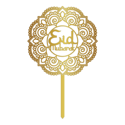 Eid Mubarak Tortenaufleger Acryl