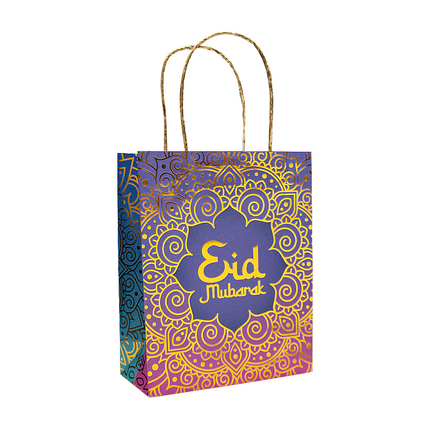 Ramadan Geschenktüte Eid Mubarak Papier 80cm