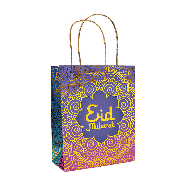 Ramadan Geschenktüte Eid Mubarak Papier 80cm