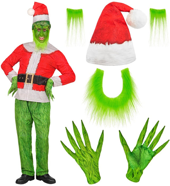Der Grinch Kostüm Rot Grün