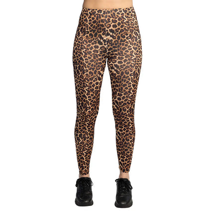 Leggings mit Leopardenmuster